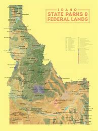 Image result for Idaho State Parks Map