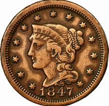 Image result for 1847 US Coins