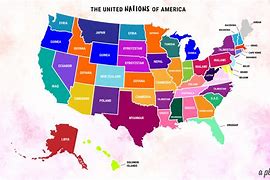 Image result for Us Map with Countries