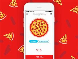 Image result for Pizza Phone Screen