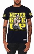 Image result for WWE John Cena Never Give Up T-Shirt
