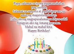 Image result for Happy Birthday Tagalog Quotes