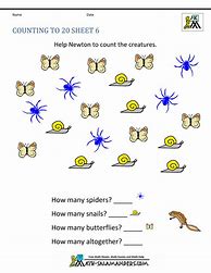 Image result for Kindergarten Math Worksheets