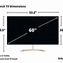 Image result for Dimentions of 77 Inch TV