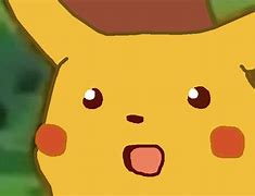 Image result for Pikachu Mouth Open Meme
