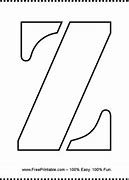 Image result for Letter Z Stencil Set