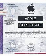 Image result for Apple Stock Certificate
