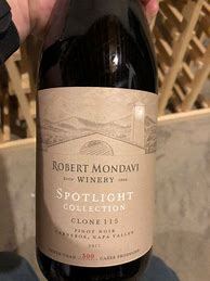 Image result for Robert Mondavi Pinot Noir Spotlight Collection Clone 115