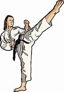 Image result for Cartoon Karate Girl Kick