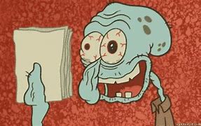 Image result for Tired Squidward Meme