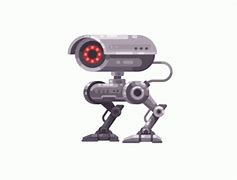 Image result for Robot Laser Eyes GIF