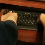 Image result for Typing Keyboard with Feet