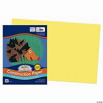 Image result for Yellow Construction Paper