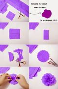Image result for Crepe Paper Flowers Tutorial
