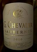 Image result for G Chevalier Sauternes