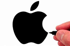 Image result for How to Draw Apple Sign