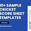 Image result for Cricket Team Sheet Template