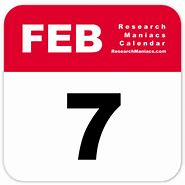 Image result for February 7 Calendar