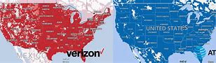 Image result for Verizon vs AT&T Service