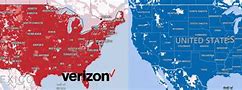 Image result for AT&T vs Verizon Service Map