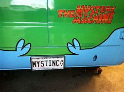 Image result for Scooby Doo Mystery Machine License Plate