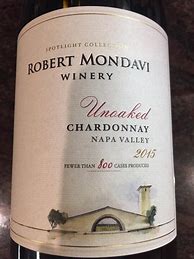 Image result for Robert Mondavi Spotlight Collection Unoaked Chardonnay