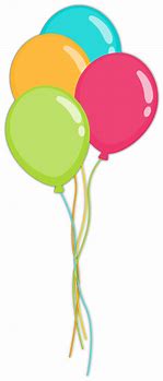 Image result for Seven Rainbow Balloons Clipart