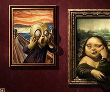 Image result for Funny Famous Paintings Parodies