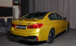 Image result for BMW M5 Yellow