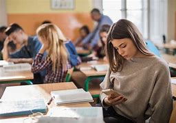 Image result for Students Using Phones in Class