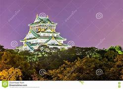 Image result for Osaka Castle Night