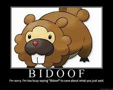 Image result for Pokemon Bidoof Meme
