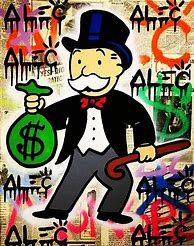Image result for Monopoly Man Graffiti