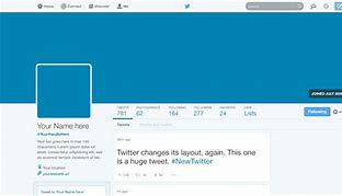 Image result for New Twitter Layout