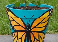 Image result for Plant Pot Painting