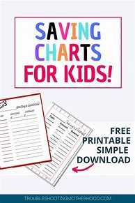 Image result for Free Printable Kids Savings Chart