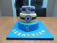 Image result for Baby Minion Birthday Cake