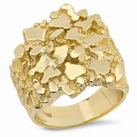 Image result for 24 Karat Gold Nugget Ring