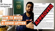 Image result for Visitor Visa Cover Letter