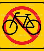 Image result for No Bicycle Parking Sign