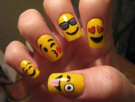 Image result for Bye Hand. Emoji Nails