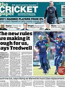 Image result for Newspaper About World Cup Cricket