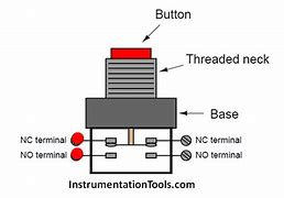 Image result for Push Button Switch Diagram