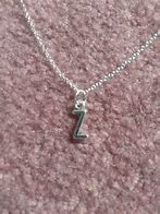 Image result for Black Letter Z Necklace