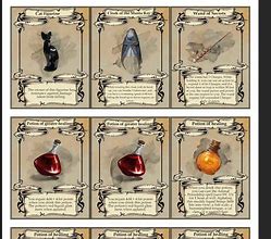 Image result for DnD Magic Item Cards