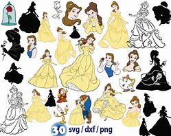 Image result for Princess Belle Silhouette