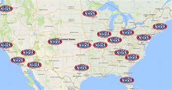 Image result for NHRA US Nationals Map