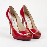 Image result for Red Patent High Heels