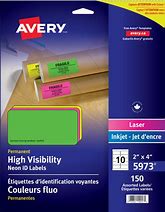 Image result for Avery Neon Labels