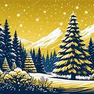 Image result for Snowy Landscape Clip Art